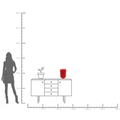 KARE Vase Hearts 33cm