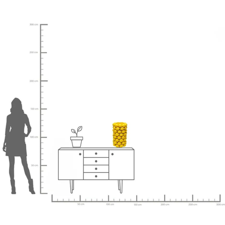 KARE Vase Lemon Juice 43cm