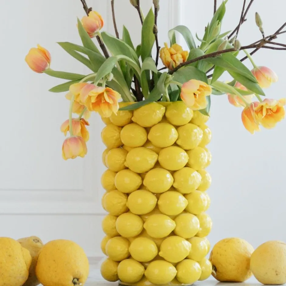 KARE Vase Lemon Juice 43cm