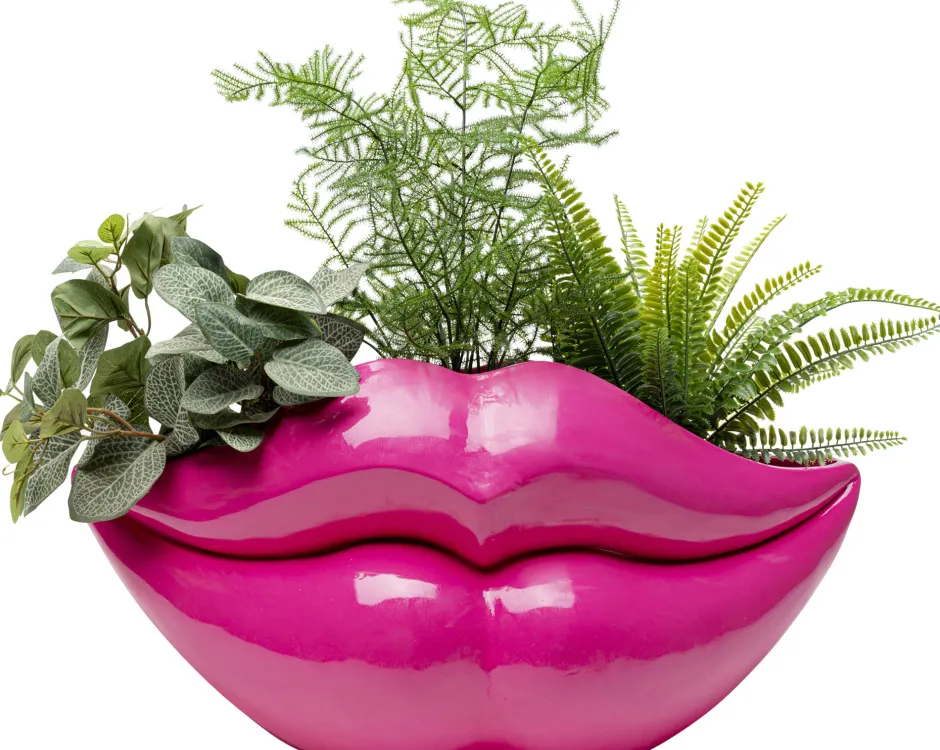 KARE Vase Lips Pink 28cm