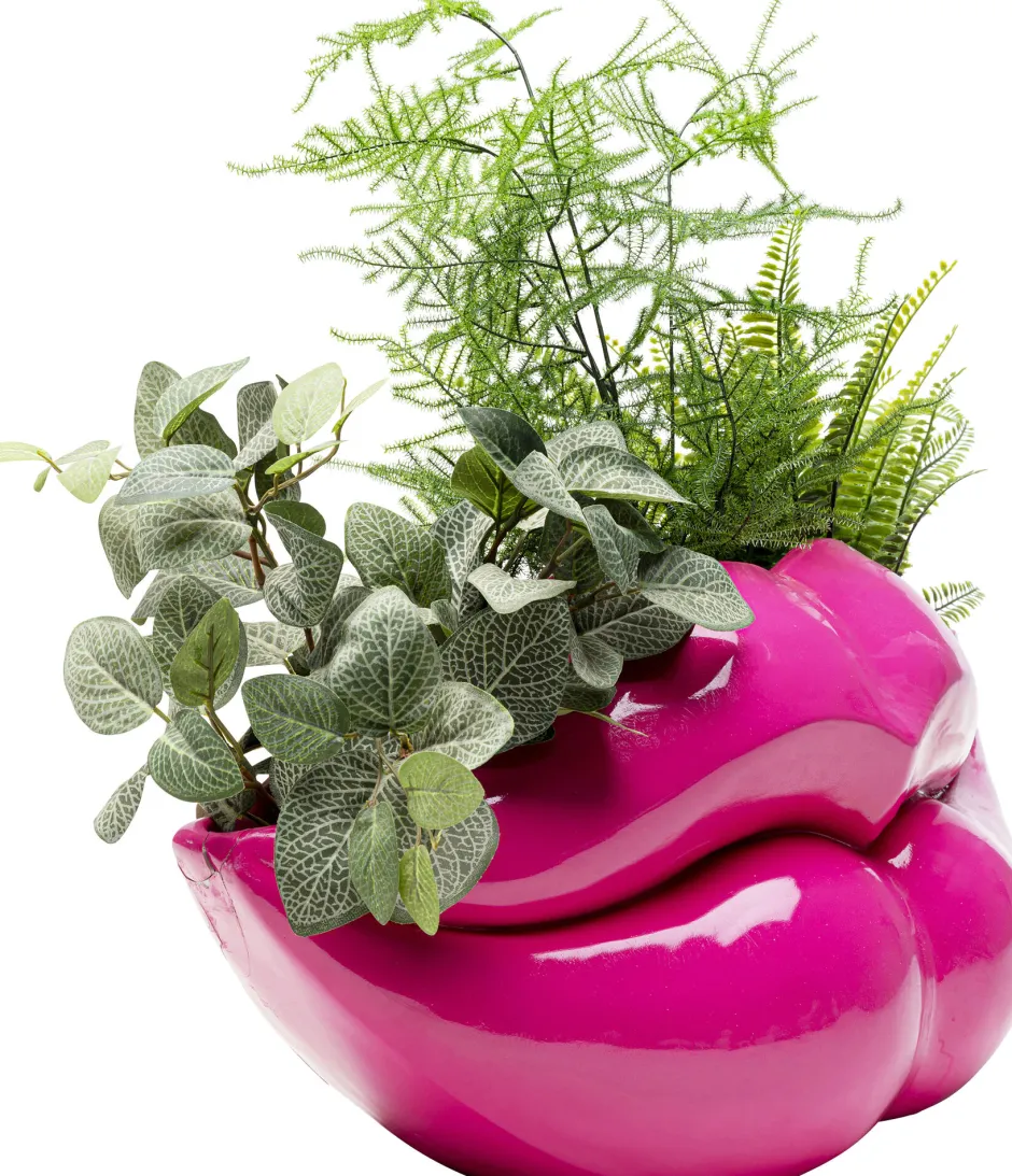 KARE Vase Lips Pink 28cm