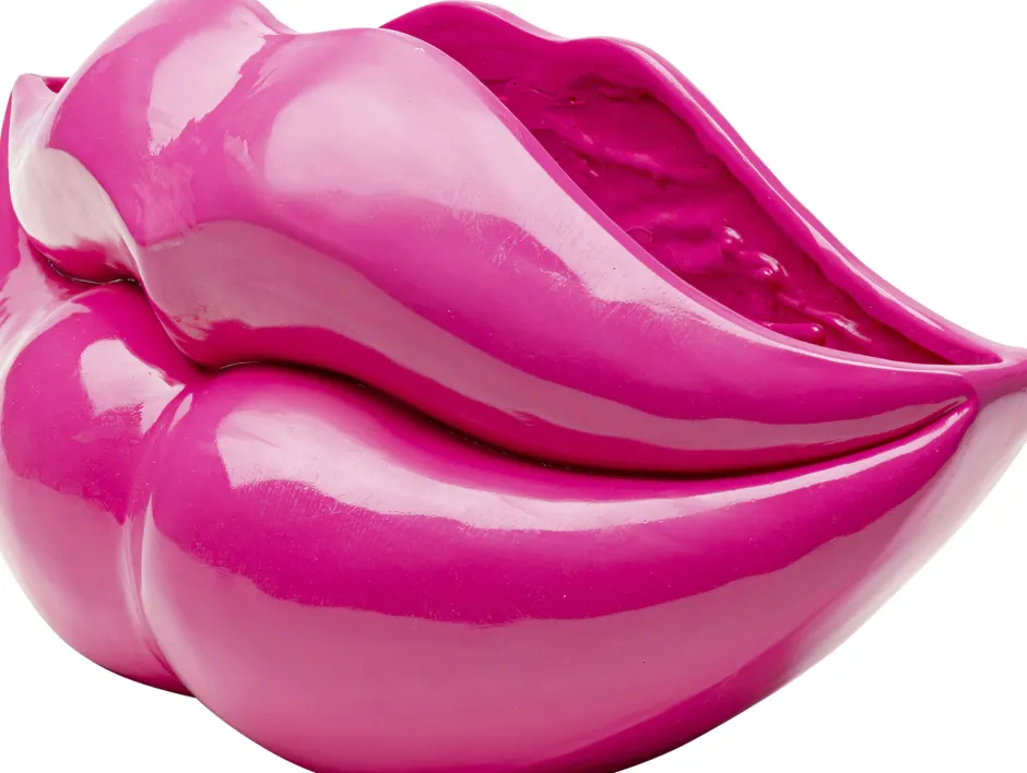 KARE Vase Lips Pink 28cm