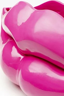 KARE Vase Lips Pink 28cm