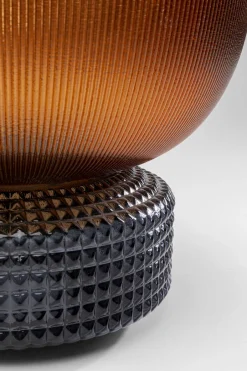 KARE Vase Marvelous Duo Amber Grau 22cm
