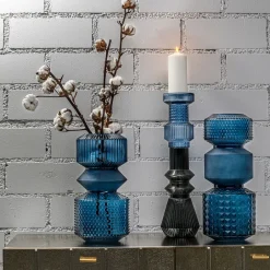 KARE Vase Marvelous Duo Blau 36cm