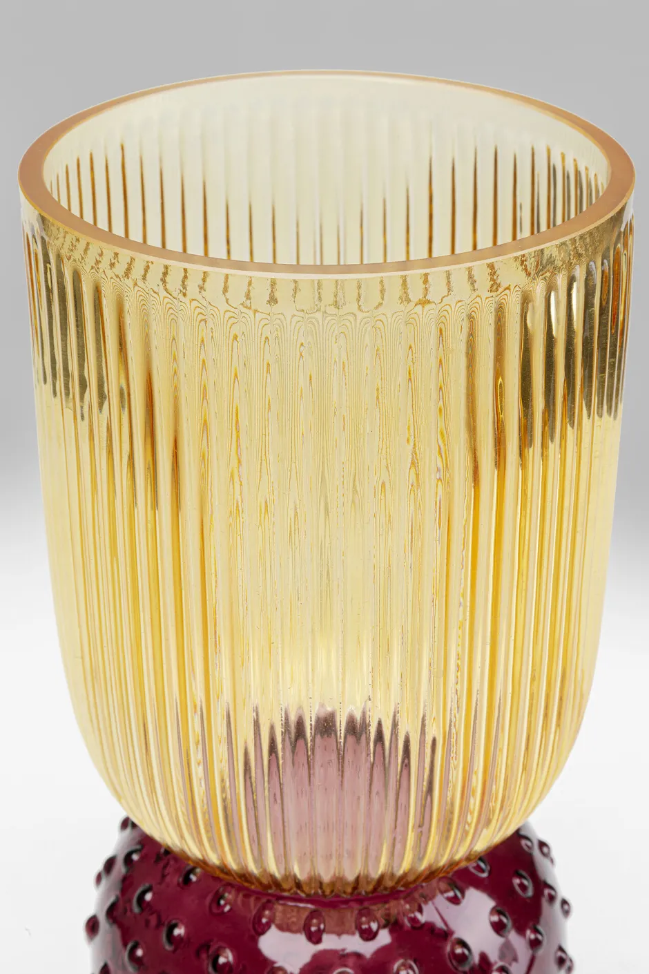 KARE Vase Marvelous Duo Gelb Lila 38cm