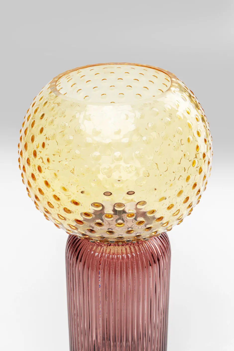 KARE Vase Marvelous Duo Gelb Lila 31cm