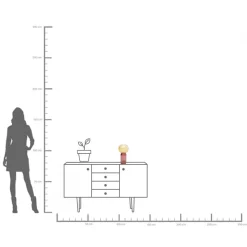 KARE Vase Marvelous Duo Gelb Lila 31cm