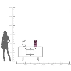 KARE Vase Marvelous Duo Pink 42cm