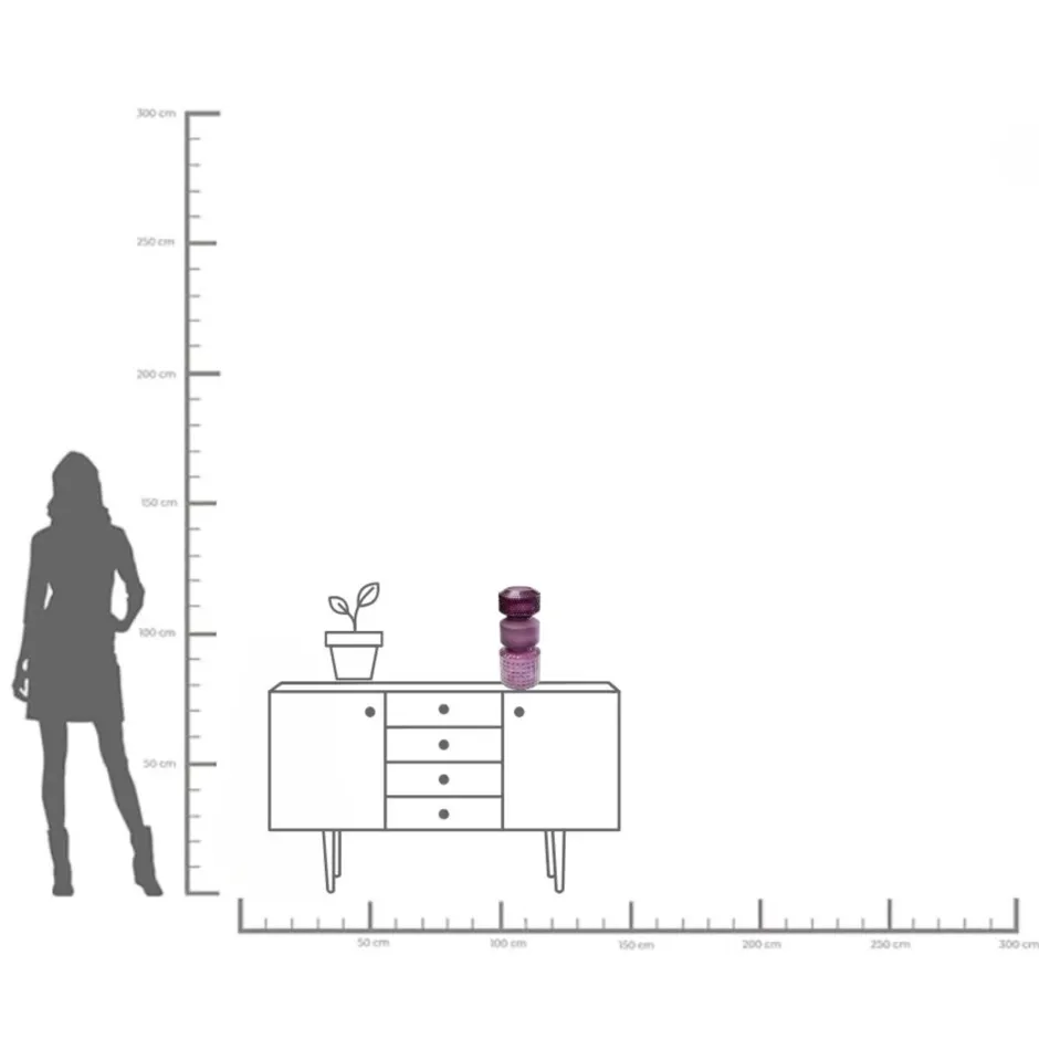 KARE Vase Marvelous Duo Pink 42cm