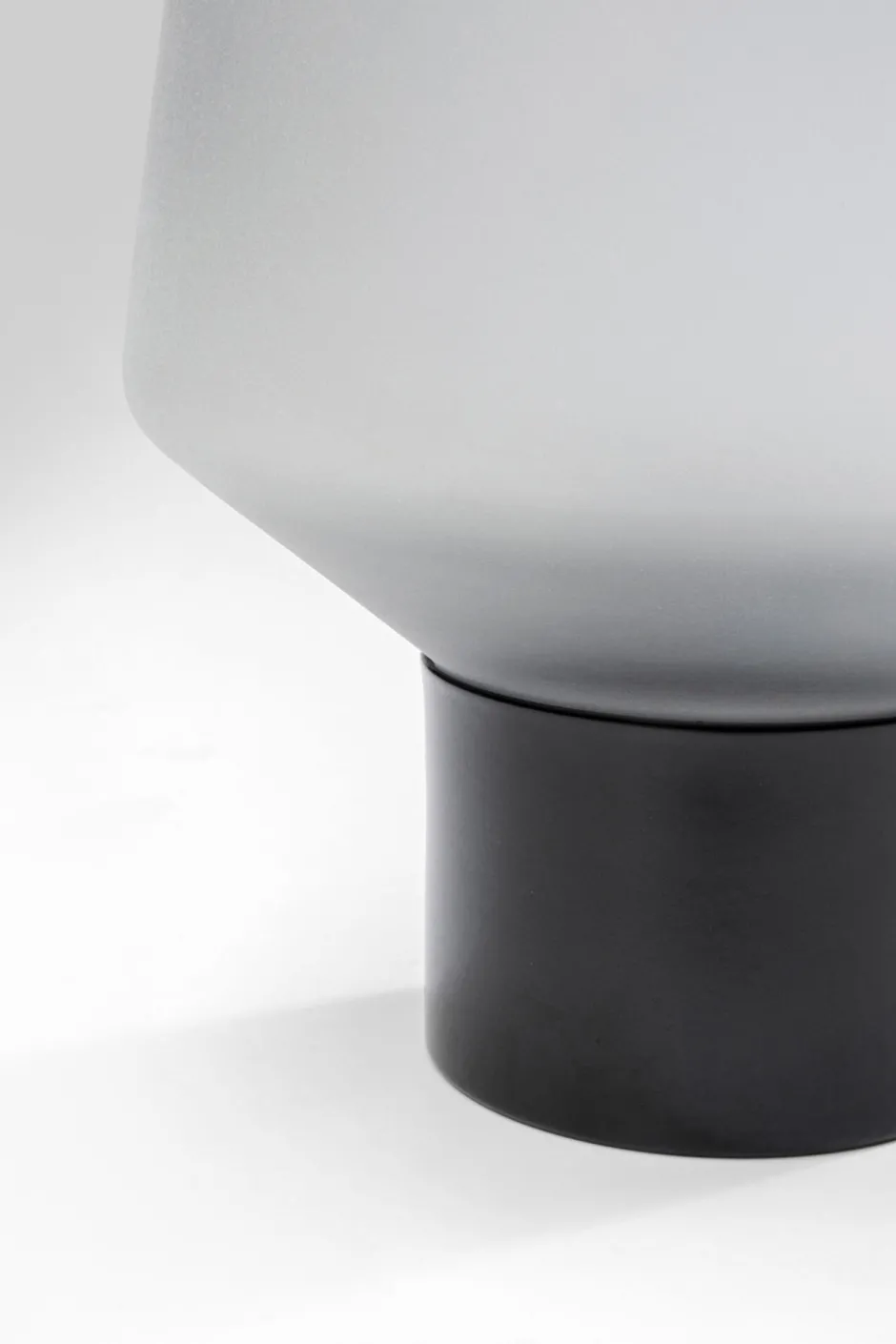 KARE Vase Noble Ring Grau Matt 26cm