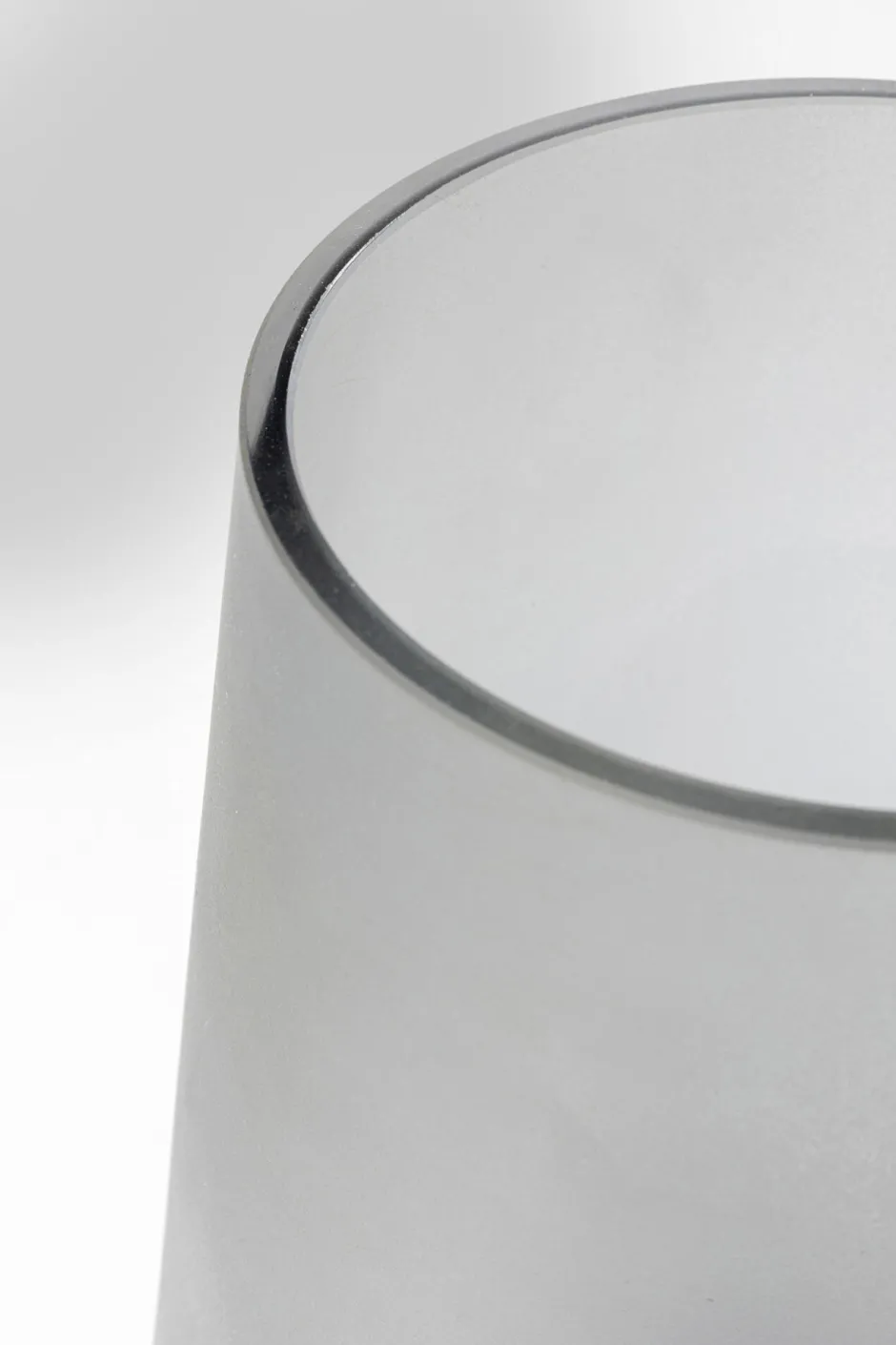KARE Vase Noble Ring Grau Matt 26cm