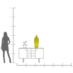 KARE Vase Origami Grün 75cm