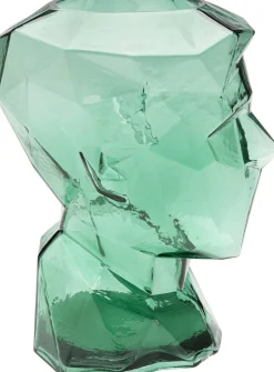 KARE Vase Prisma Face Grün 30cm