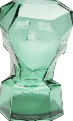 KARE Vase Prisma Face Grün 30cm