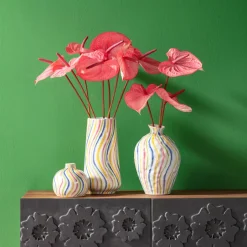 KARE Vase Rivers Colore 14cm