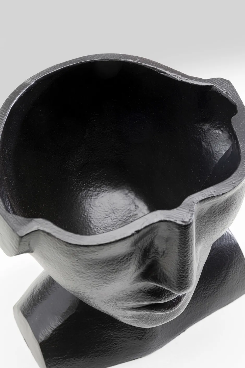 KARE Vase Rostro Schwarz 17cm