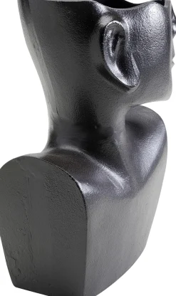 KARE Vase Rostro Side Schwarz 27cm