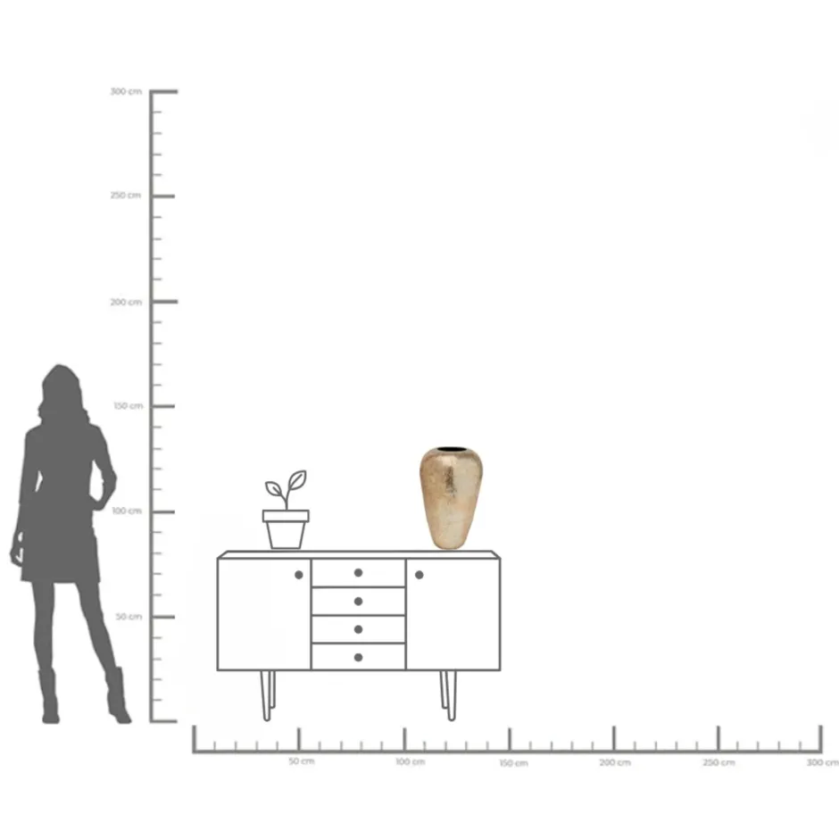 KARE Vase Royal Gold 49cm