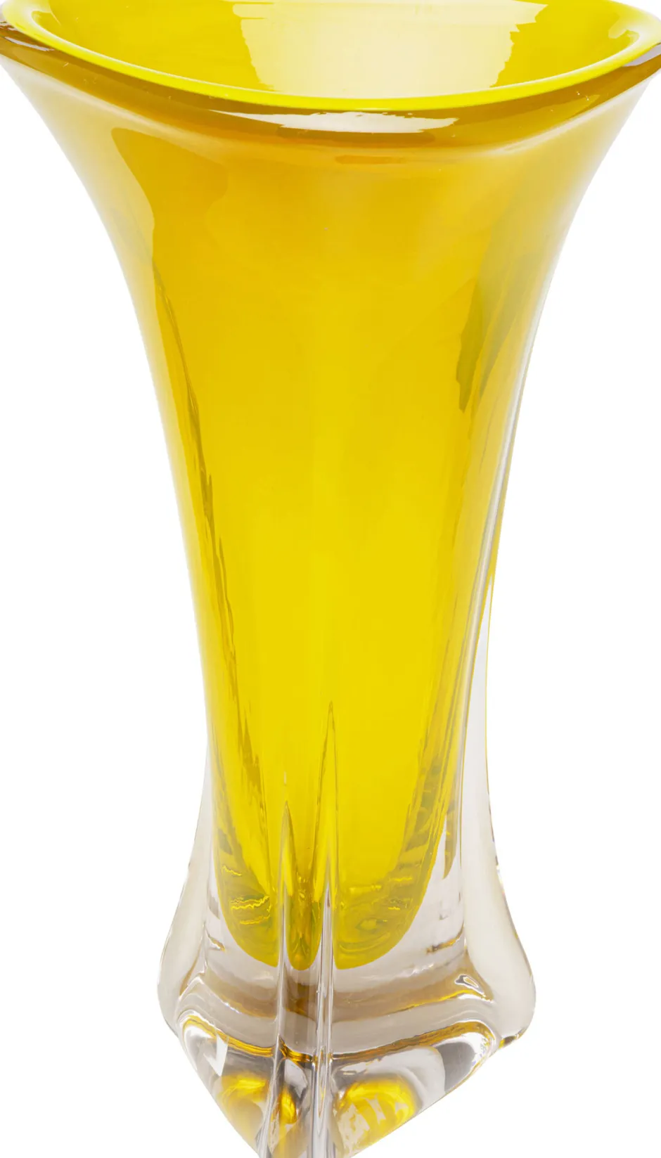 KARE Vase Salut Gelb 43cm