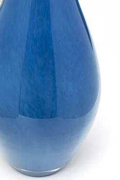 KARE Vase Sina Blau 32cm