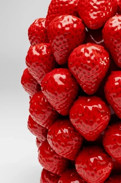 KARE Vase Strawberries Rot 30cm