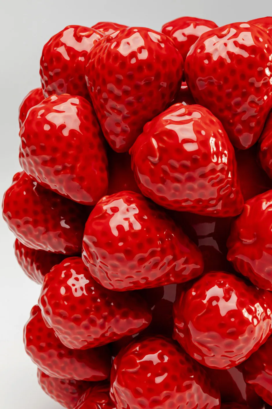 KARE Vase Strawberries Rot 24cm