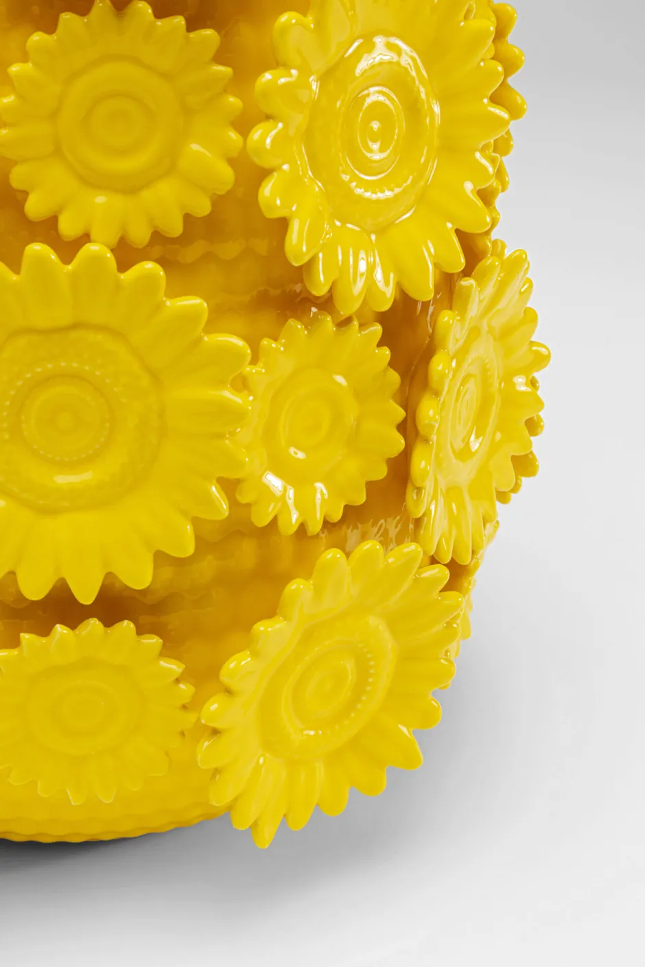 KARE Vase Sunflowers Gelb 30cm