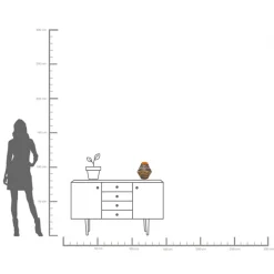 KARE Vase Volante Amber 27cm