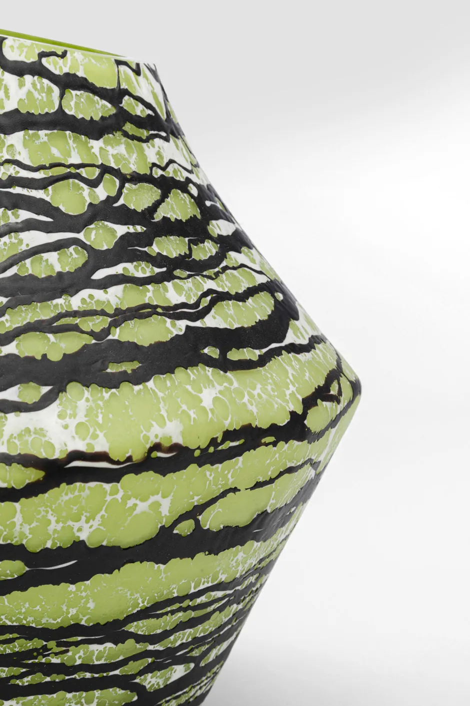 KARE Vase Volante Grün 27cm