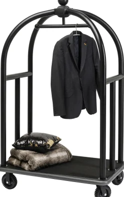 KARE VIP Gepäckwagen Vegas Matt Schwarz