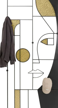 KARE Wandgarderobe Art Girl Face 90x200cm