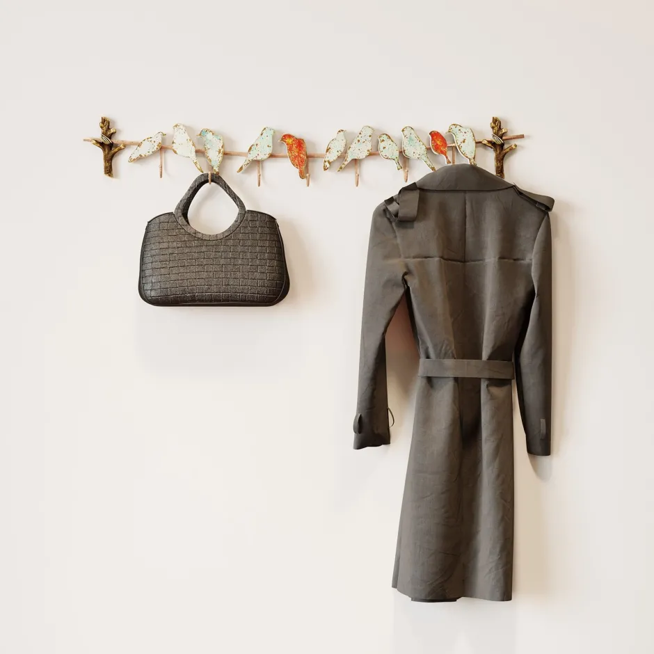 KARE Wandgarderobe Bird Party