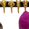 KARE Wandgarderobe Dog Family Gold 69cm