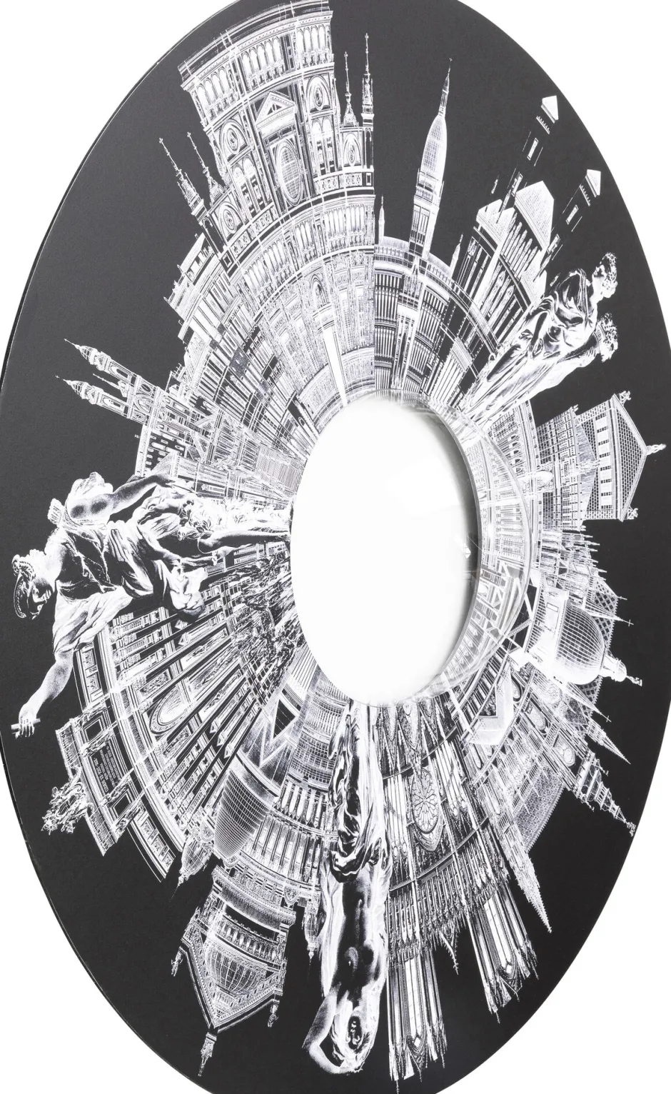 KARE Wandobjekt City Pupil Ø160cm