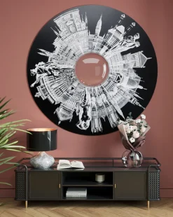 KARE Wandobjekt City Pupil Ø160cm