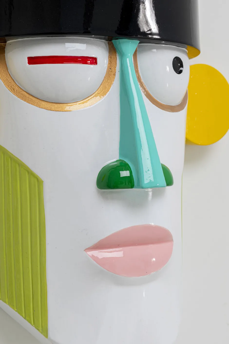 KARE Wandobjekt Wink Schwarz 28x48cm