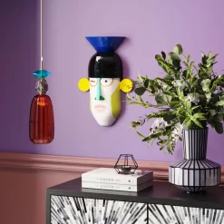 KARE Wandobjekt Wink Schwarz 28x48cm