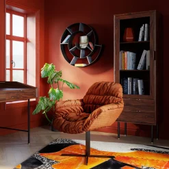 KARE Wandregal Snail Silver grau