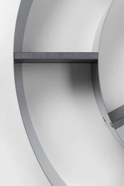 KARE Wandregal Snail Silver grau