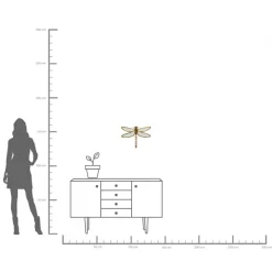 KARE Wandschmuck Dragonfly Mirror 36x46cm