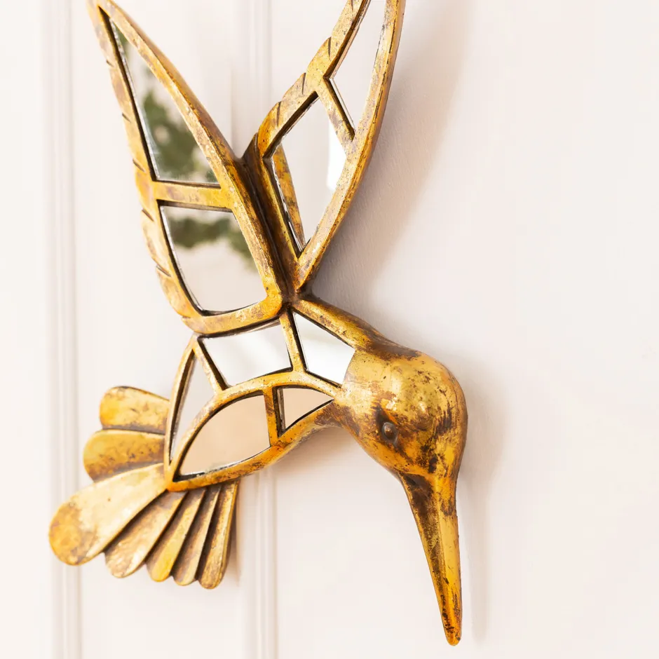 KARE Wandschmuck Hummingbird Mirror 27x32cm
