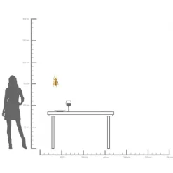 KARE Wandschmuck Longicorn Beetle Gold