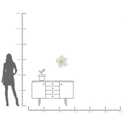 KARE Wandschmuck Orchid Weiß 44