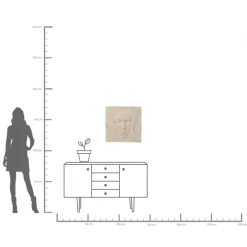 KARE Wandschmuck Soft Face 60cm