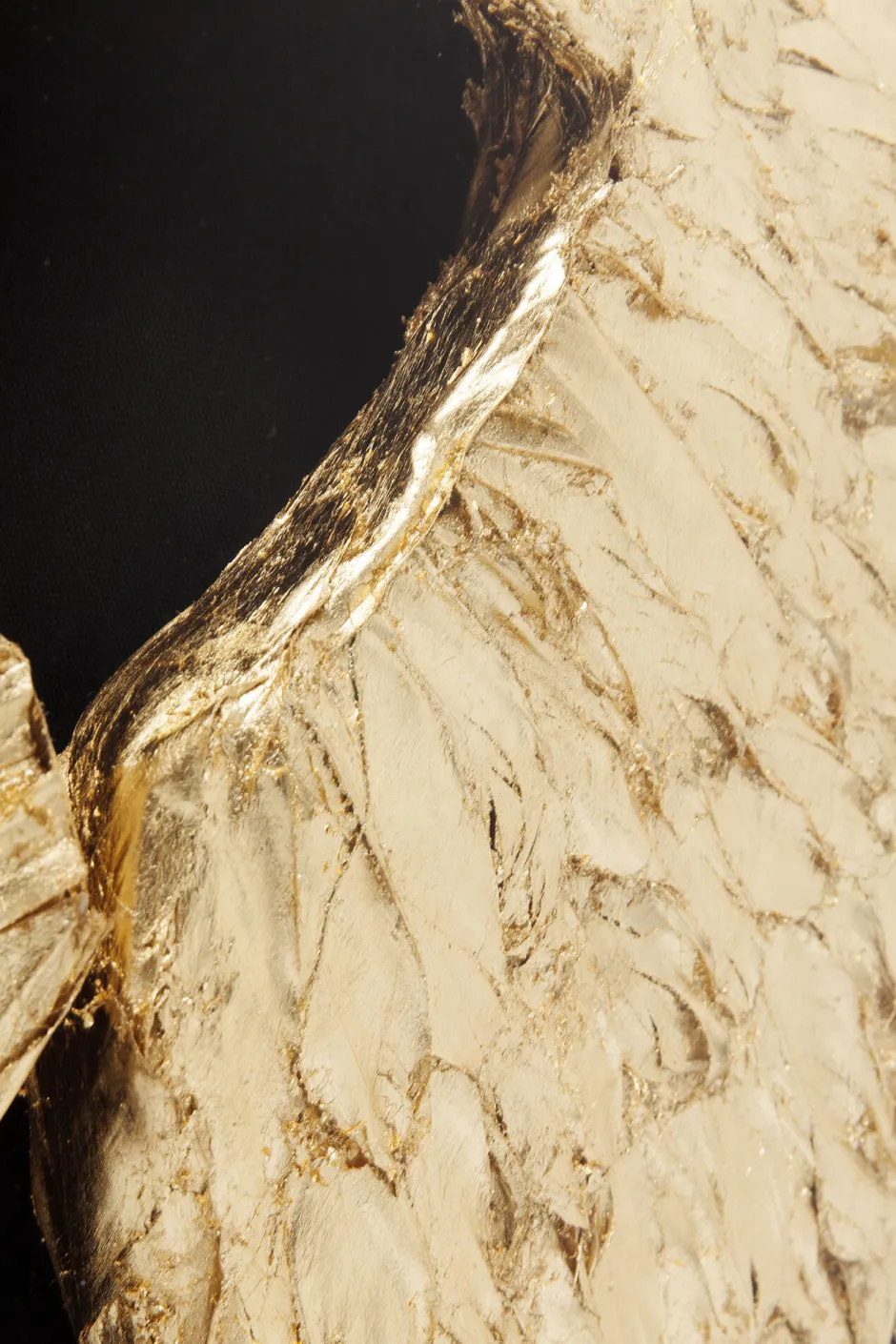 KARE Wandschmuck Wings Gold Black 120x120cm