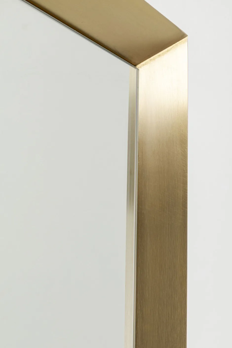 KARE Wandspiegel Arezzo Brass Trapez 65(45)x160cm