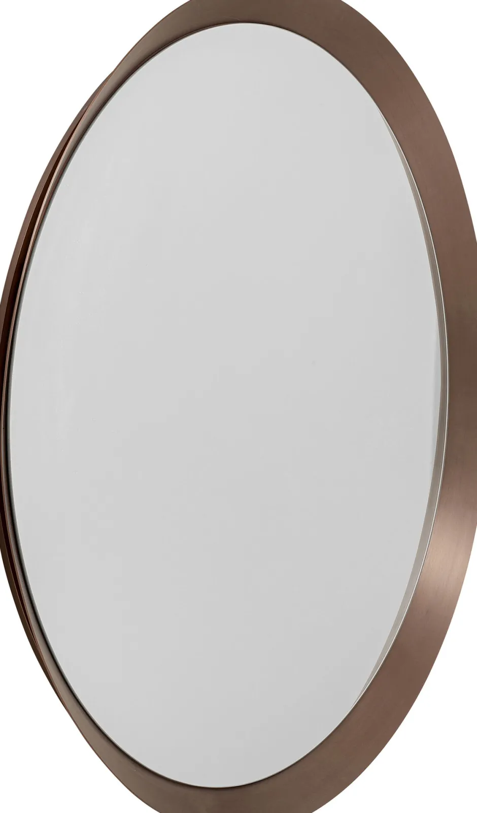 KARE Wandspiegel Arezzo Coffee Ø100cm