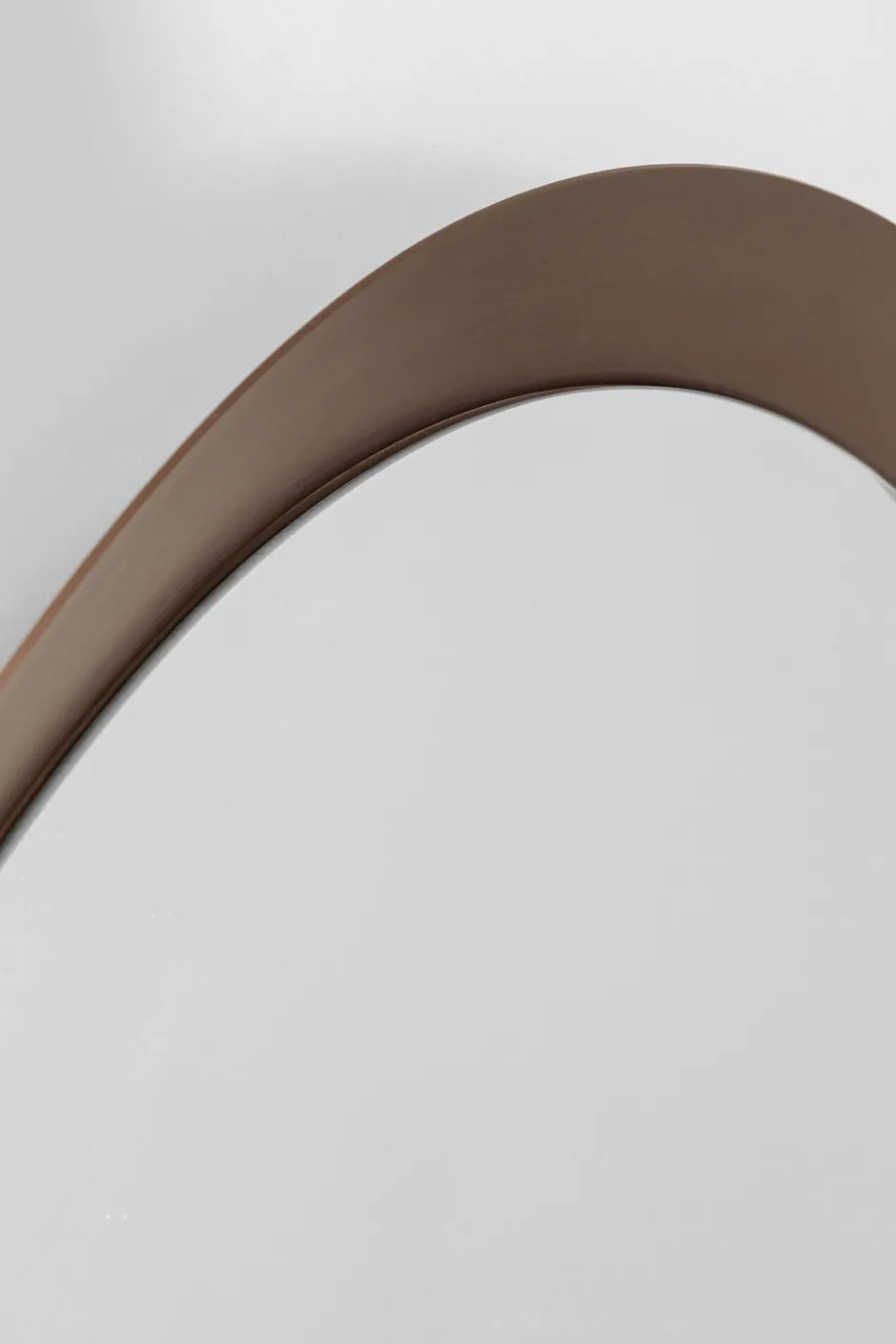 KARE Wandspiegel Arezzo Coffee Ø100cm