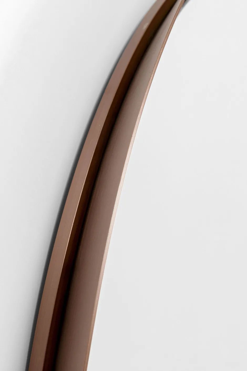 KARE Wandspiegel Arezzo Coffee Ø100cm